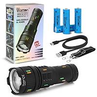 5000 L�MEN CREE TG LED �ARJ G�STERGEL� EL FENER� WATTON WT-731