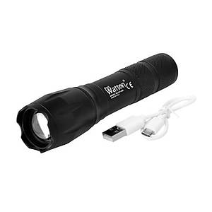 Powerbank �zellikli Uzun Menzilli EL Feneri Watton Wt-039