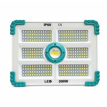 200W I�IK G�C�NDE 3000 L�MEN SOLAR G�NE� ENERJ�L� �ARJLI LAMBA WT-738