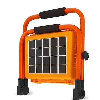 Watton WT-734 P70 LED Solar Panel �arjl� Ta��nabilir Projekt�r (176 SMD + Yan LED)