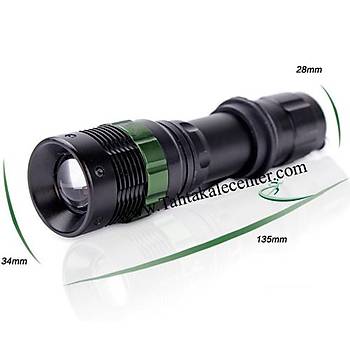 Orjinal 500 Lmen arjl Zoomlu Acil Durum Feneri  Watton Wt-037