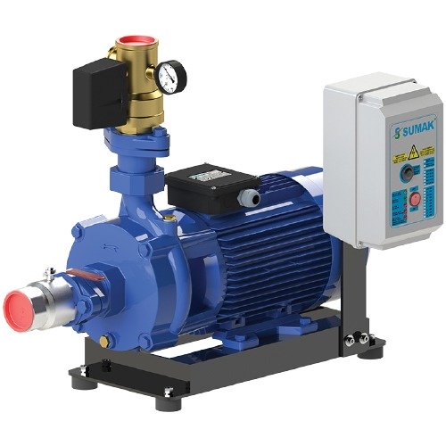SUMAK SMKT A550 Emişli Çift Kademeli Hidrofor Tek Pompalı Trifaze 380V
