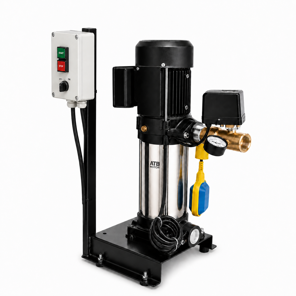 YILDIZSU HMC-8VC 2 HP 220 V Dik Milli Çok Kademeli Tek Pompalı Paket Hidrofor