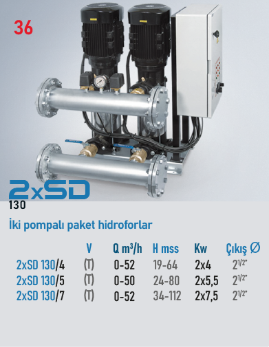 STAR POMPA 2xSD 130/7 Hidrofor