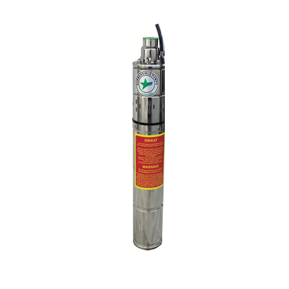 YILDIZSU 4QGD-1.8-50-0.5 0.68 HP 1 İnç Helezon Fanlı Dalgıç Motopomp