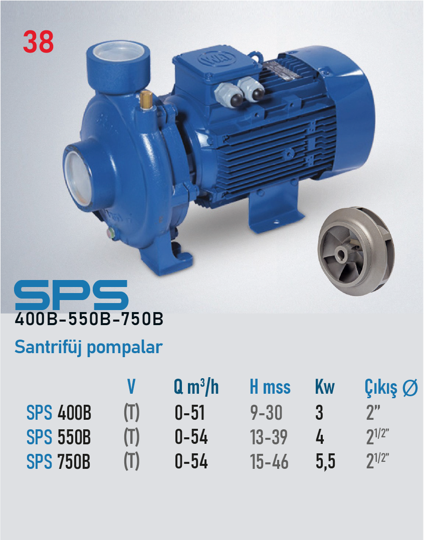 STAR POMPA SPS 550B T Santrifüj Pompa