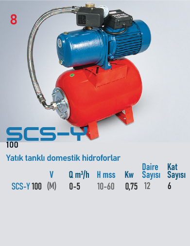STAR POMPA SCS-Y 100 M Hidrofor