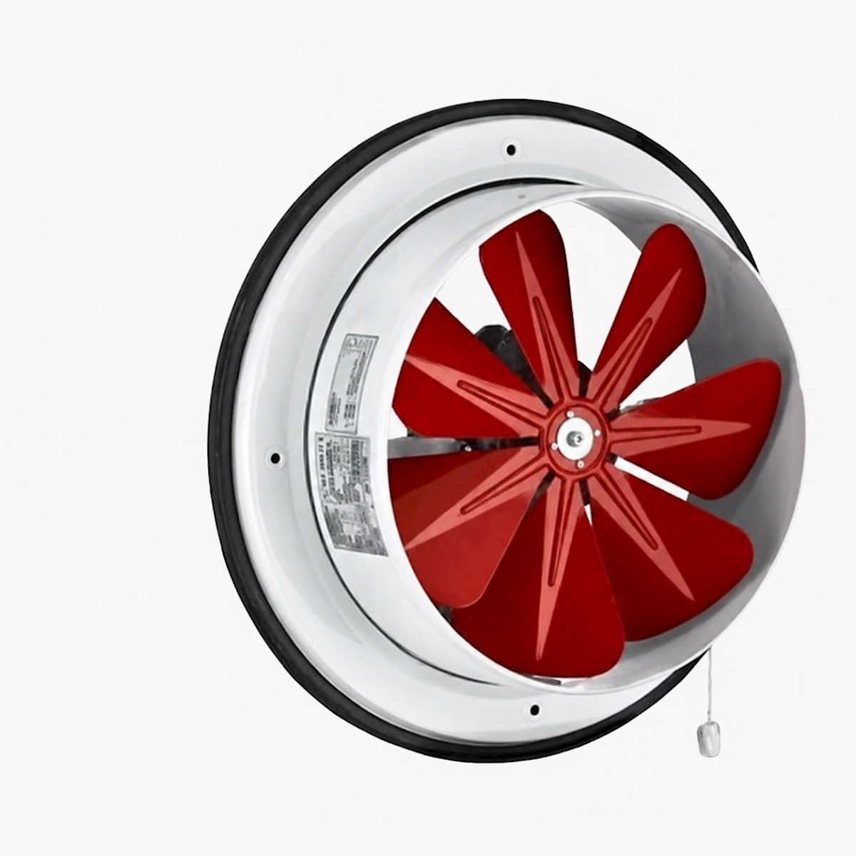 Fansan TBA 250 Aksiyel Duvar, Baca, Cam Aspiratörü 50 W 230V 800 m³/h