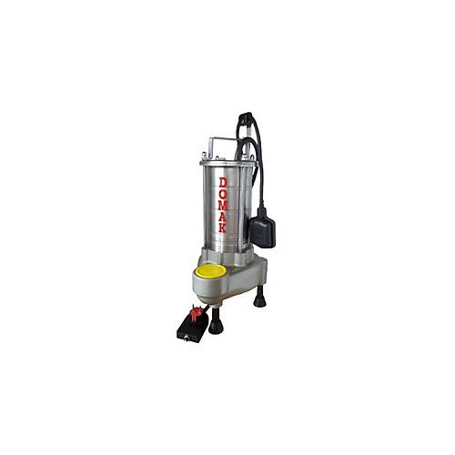 DOMAK ASM1350 V5 3HP 220 V MONOFAZE PASLANMAZ ÇELİK GÖVDELİ ATIK SU DALGIÇ POMPA