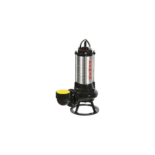 DOMAK AST1025 B5 5,5HP 380 V TRİFAZE PASLANMAZ ÇELİK GÖVDELİ BIÇAKLI ATIK SU DALGIÇ POMPA
