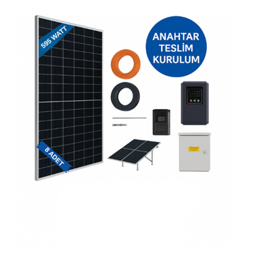 ATB 3 HP Dalg�� Pompa i�in G�ne� Enerjili Sulama Sistemi � CW Enerji Panel / Tomatech S�r�c� / ABB �alt