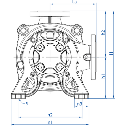 STAR POMPA SPS-Y 50 11kW 10 KADEMEL� Santrif�j Pompa