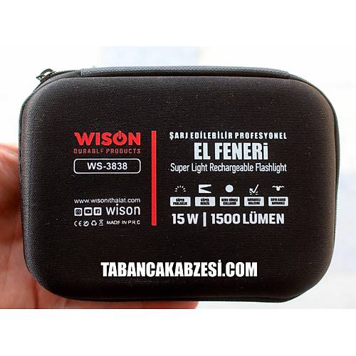 Wison WS-3838 1500 L�men M�knat�sl� USB �arjl� El Feneri