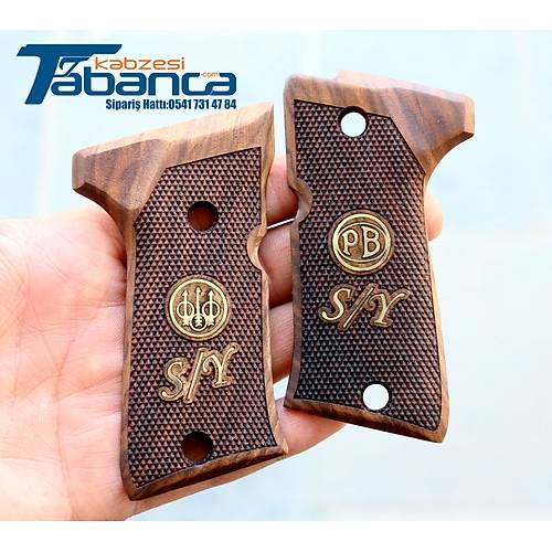 Beretta F92 Compact Ki�iye �zel Tasar�m Ceviz Kabze