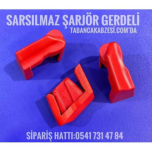 Sars�lmaz Uyumlu �arj�r Gerdeli - Orijinal Fabrika ��k��l� K�rm�z� Gerdel