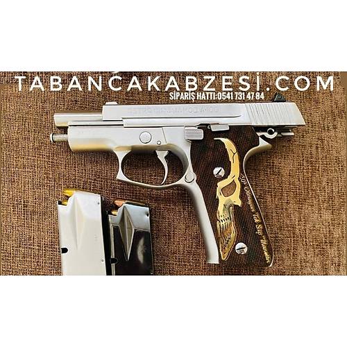 Astra A90 Uyumlu �zel Ceviz Kabze - Pirin� Logolu