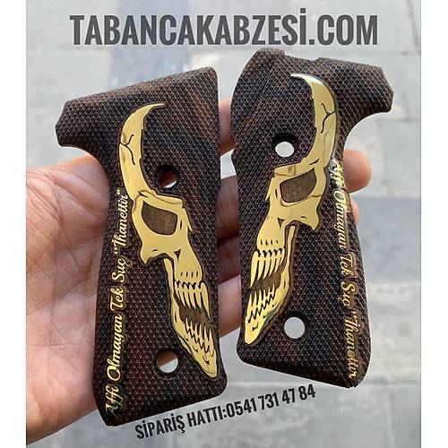 Astra A90 Uyumlu �zel Ceviz Kabze - Pirin� Logolu