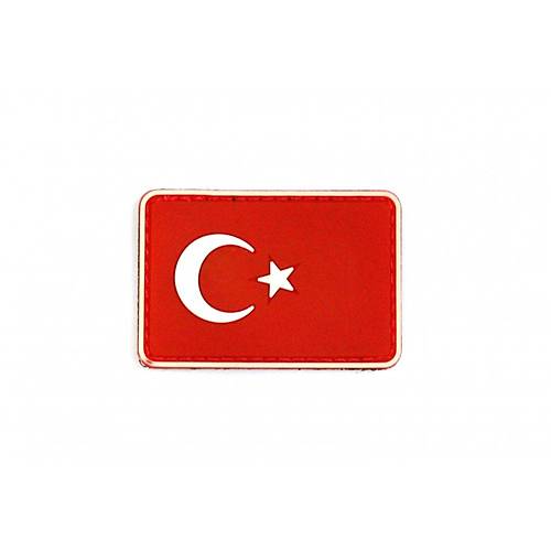 Türk Bayrağı Patch-3D