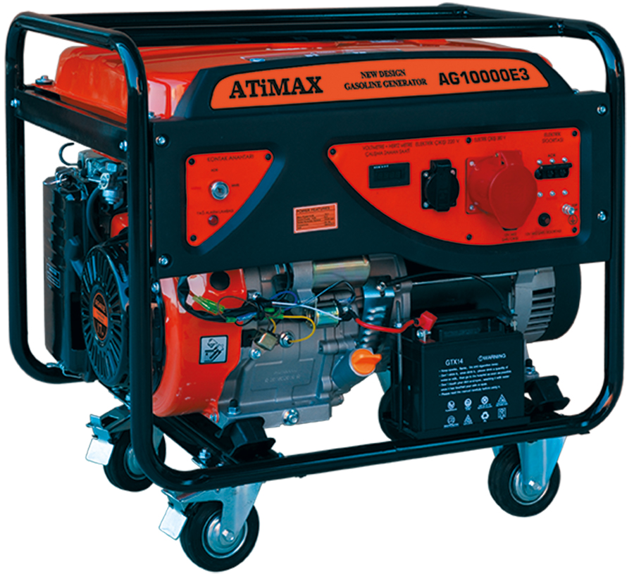 Atimax AG10000E3 Marşlı 9 kVa Trifaze Jeneratör