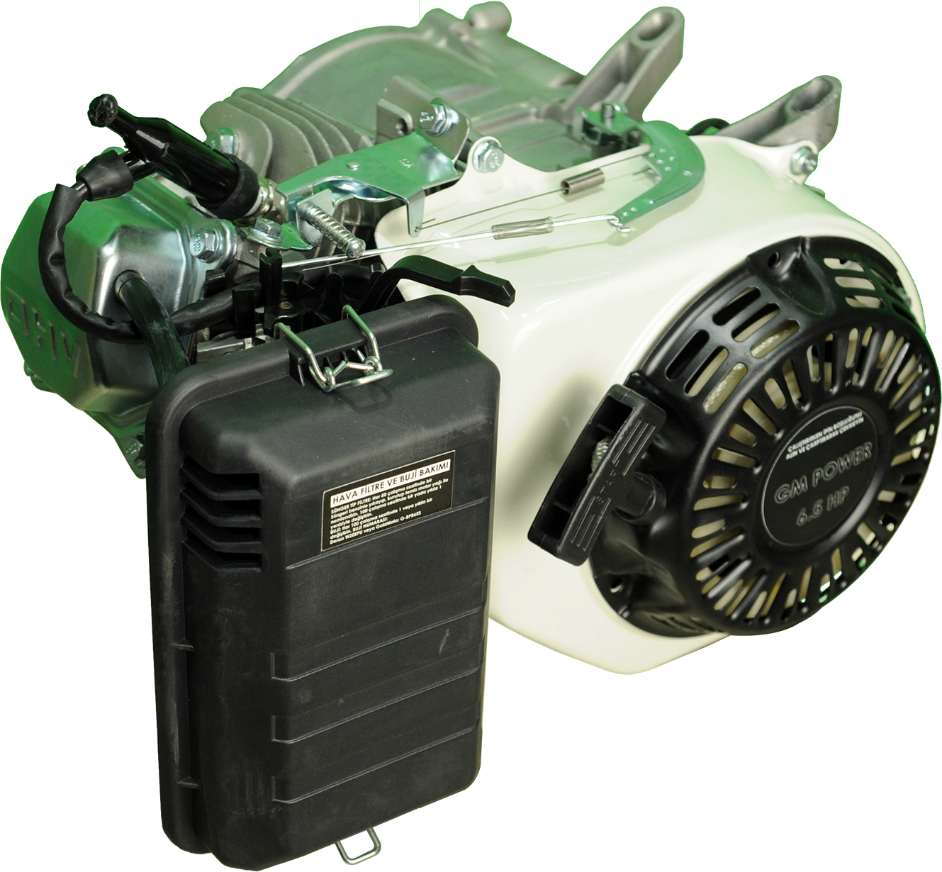 GoldMoto GMPOWER 6.5 Hp İpli Krank Mili Konik Benzinli Motor GM200J-2