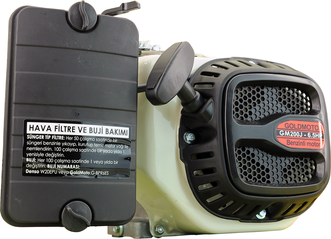 GoldMoto 6.5 Hp İpli Krank Mili Krank Mili Konik Motor GM200J
