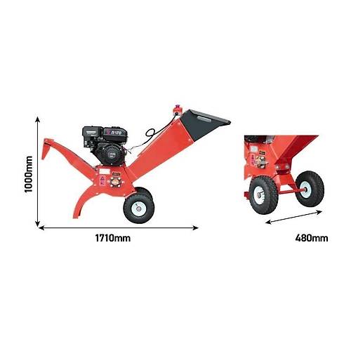 Garden Pro R10J Benzinli 7 Hp Dal Öğütme Makinesi