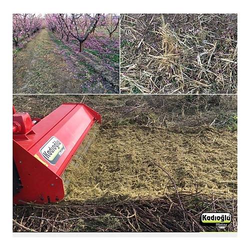 Kadıoğlu DP220 Dal Öğütme Makinesi + Hidrolik Ot Biçme Ataşmanı