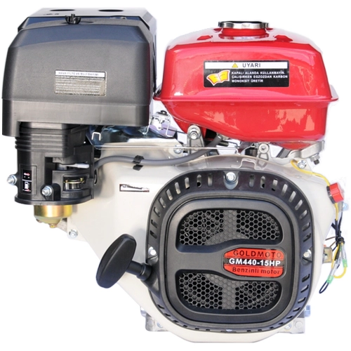 GoldMoto 15 Hp �pli Krank Mili Kamal� Benzinli Motor GM440