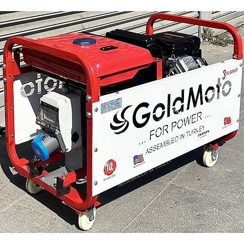 GoldMoto GM12BJBS Benzinli Jeneratr 11.8kVA Monofaze Marl