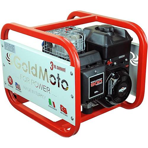 GoldMoto GM4BJBS Benzinli 4 Kva NSM Alternatrl Monofaze Jeneratr