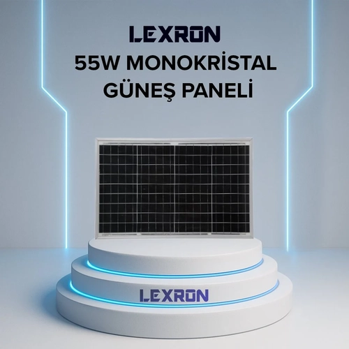 Lexron 55W Monokristal G�ne� Paneli