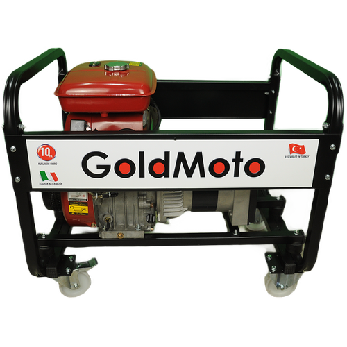 GoldMoto GM5.5BJWS 5.9Kva Monofaze İpli Benzinli Jeneratör