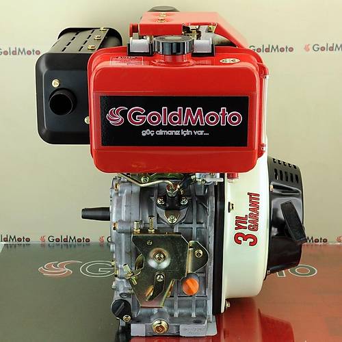 GoldMoto GM186FAEN-G7 Dizel Motor 10 Hp Mar�l� Krank Mili Konik