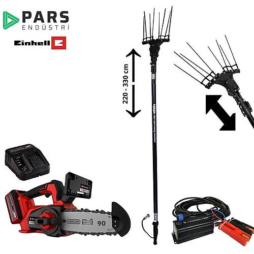 Pars Olive Premium Akl Zeytin Hasat Makinesi + Einhell Akl Budama Testeresi