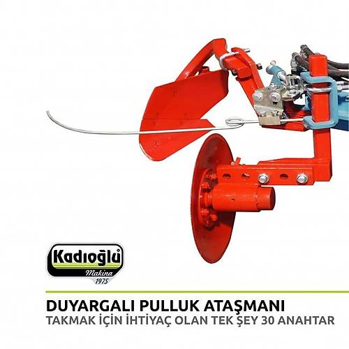 Kadıoğlu Eko Duyarga Taşıyıcı + Çapa Bıçağı + 4lü Diskaro + Kapama KDM110