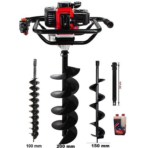 Gardenpro TKDZ-03/52 Toprak Burgu Makinas� Set-1- atalar