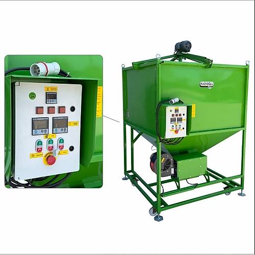 Kad�o�lu 2600EMF Ev Elektri�i �le �al��an Programlanabilir Ceviz, F�nd�k, Badem Kurutma Makinesi 2800 Litre