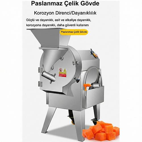 Dalle YQC-180 End�striyel Meyve Sebze Dilimleme Makinas�