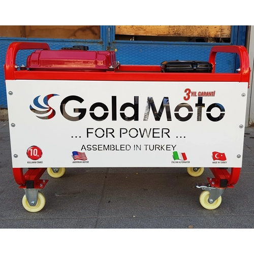 GoldMoto GM12BJBS Benzinli Jeneratr 11.8kVA Monofaze Marl