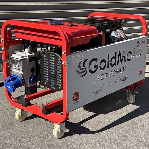 GoldMoto GM16TBJBS  Benzinli Jeneratr 14 Kva Trifaze Marl