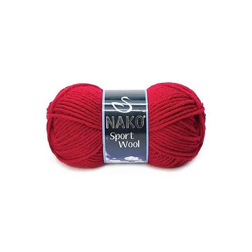 NAKO SPORT WOOL 3641 KARMEN KIRMIZI