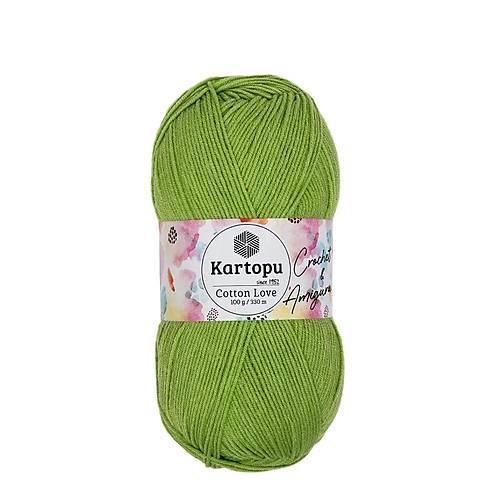KARTOPU COTTON LOVE K404 FISTIK YE��L�