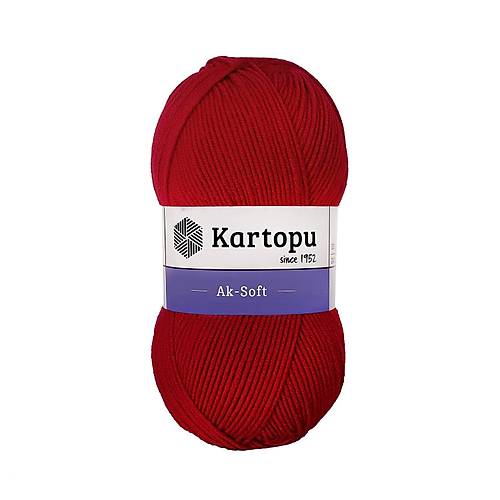KARTOPU AK SOFT K114 KOYU KIRMIZI