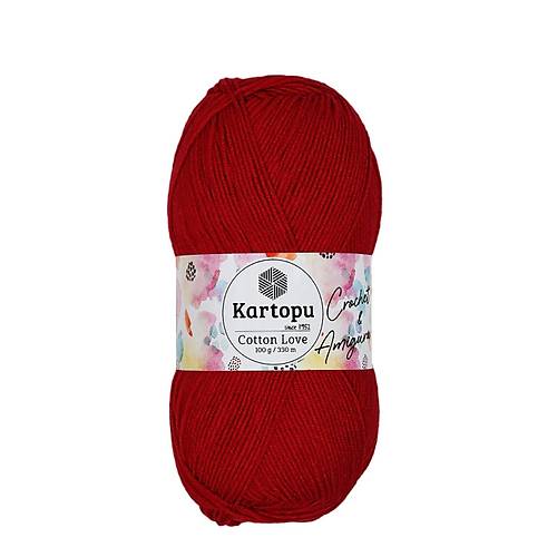 KARTOPU COTTON LOVE 143 KIRMIZI
