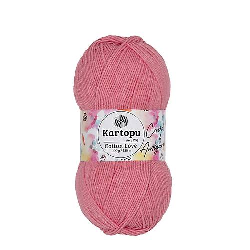 KARTOPU COTTON LOVE K766 EKER PEMBE