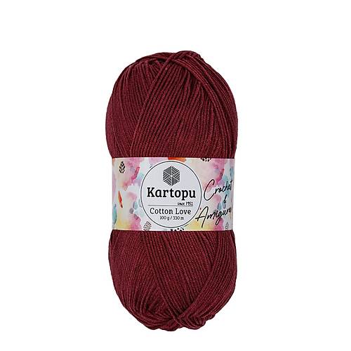 KARTOPU COTTON LOVE K104 BORDO