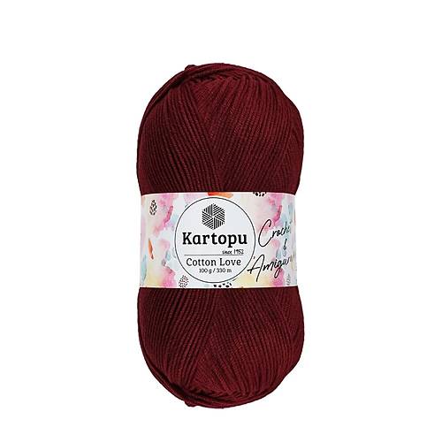 KARTOPU COTTON LOVE  K110 BORDO