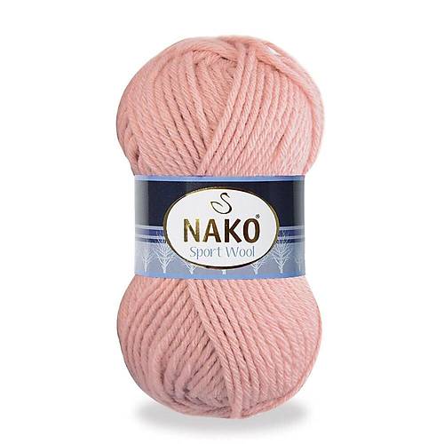 NAKO SPORT WOOL 2406 AIK KREM PEMBE