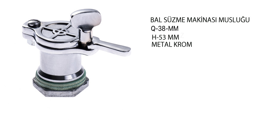 Bal Süzme Makinası Musluğu ( Krom Paslanmaz Metal Musluk )
