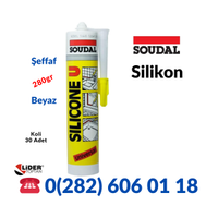 Soudal Genel Ama�l� Silikon 280 gr �effaf